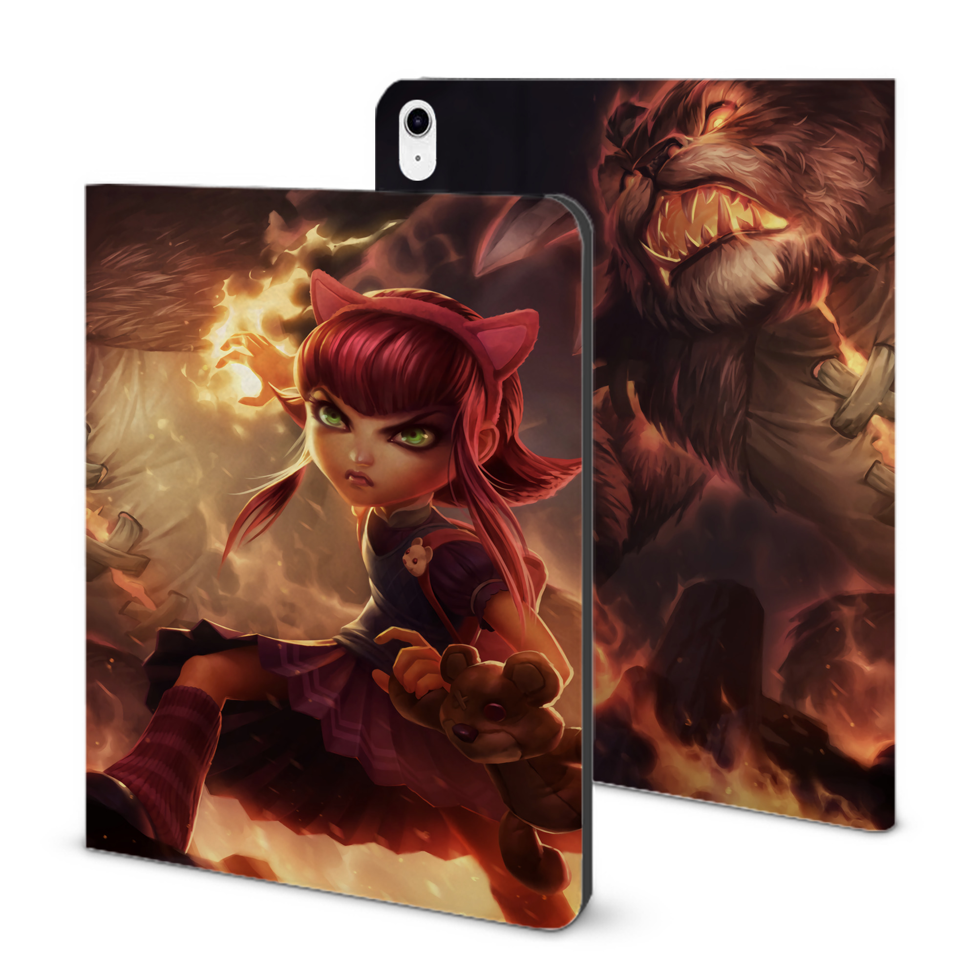 （画像用） リーグ・オブ・レジェンド League of Legends LOL IPad ケース ブック型 PUレザー TPU 耐衝撃 軽量 薄型 ペン収納なし 全面保護 IPad 各モデル対応